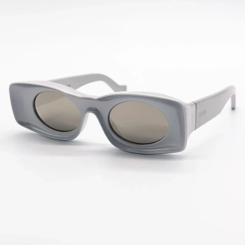 NEW LOEWE SUNGLASSES LW40033I 24C SILVER UNISEX EYEWEAR